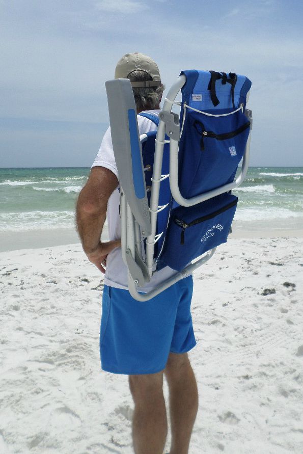 beach chair backpack and cooler