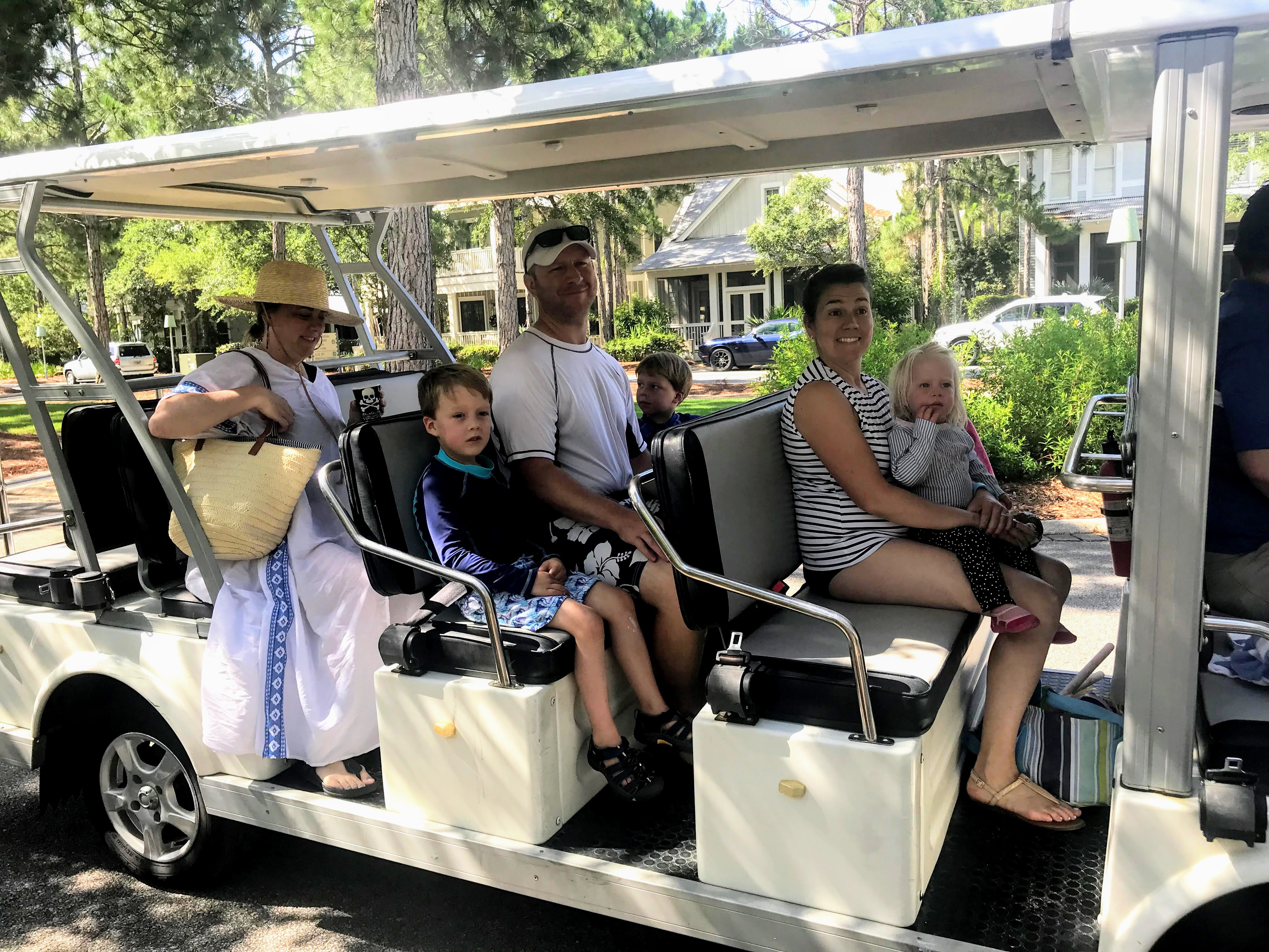 watercolor florida free trolley