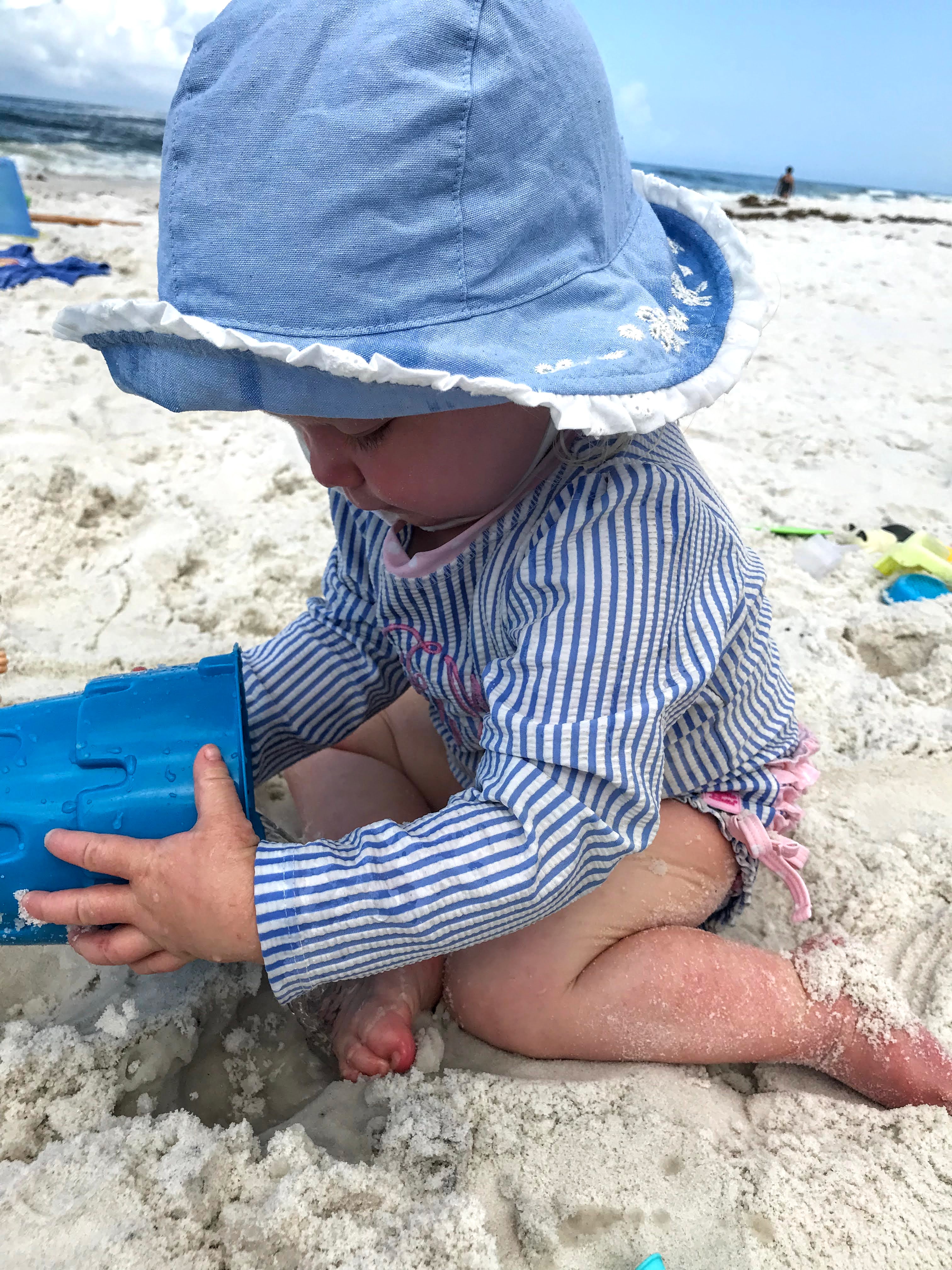 toddler and baby sun hats