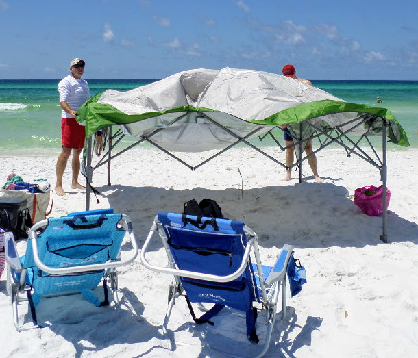 canopy shade tent for beach
