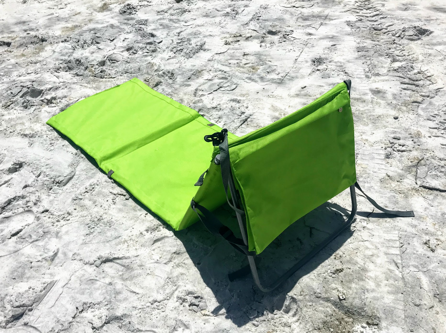 Foldable beach mat 2025 chair