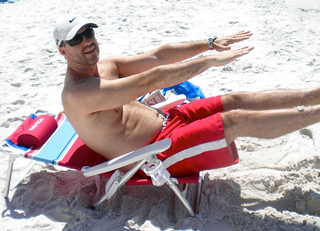 reclining beach chair
