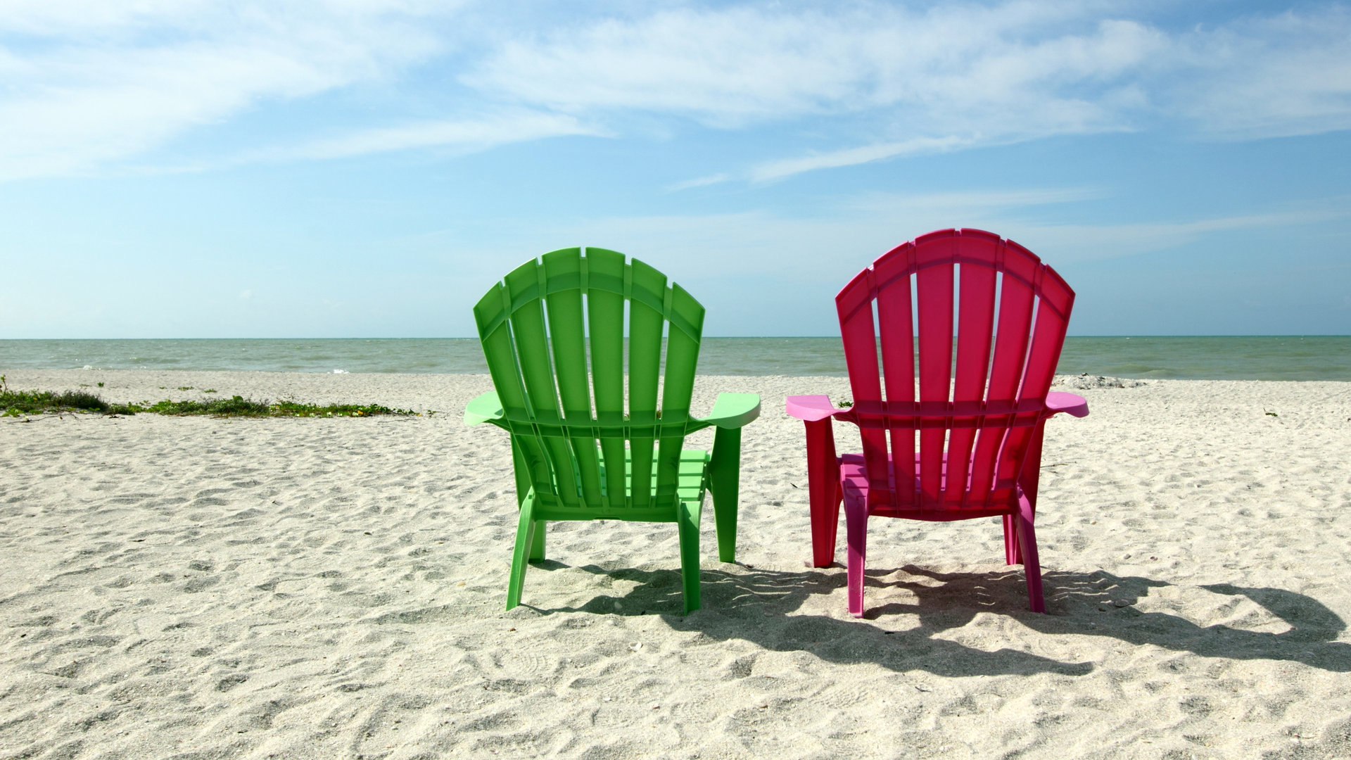 wooden beach chairs