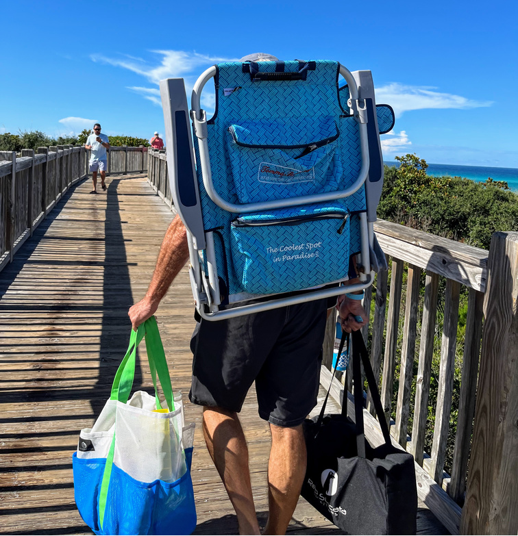 backpack beach chair