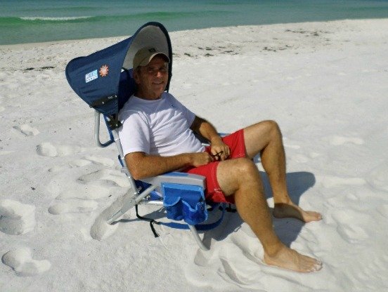 beach chair with canopy