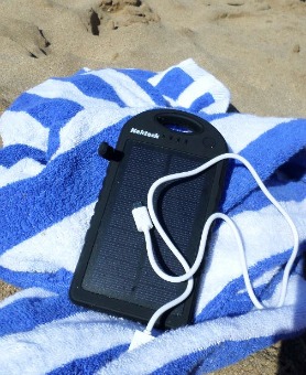 solar powered cell phone charger