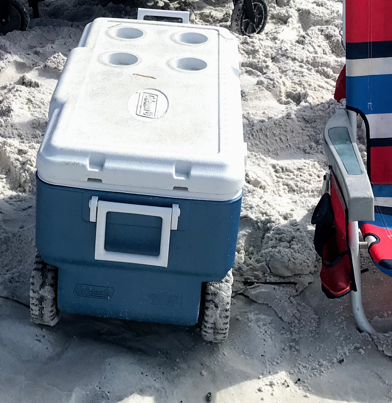 beach cooler cart