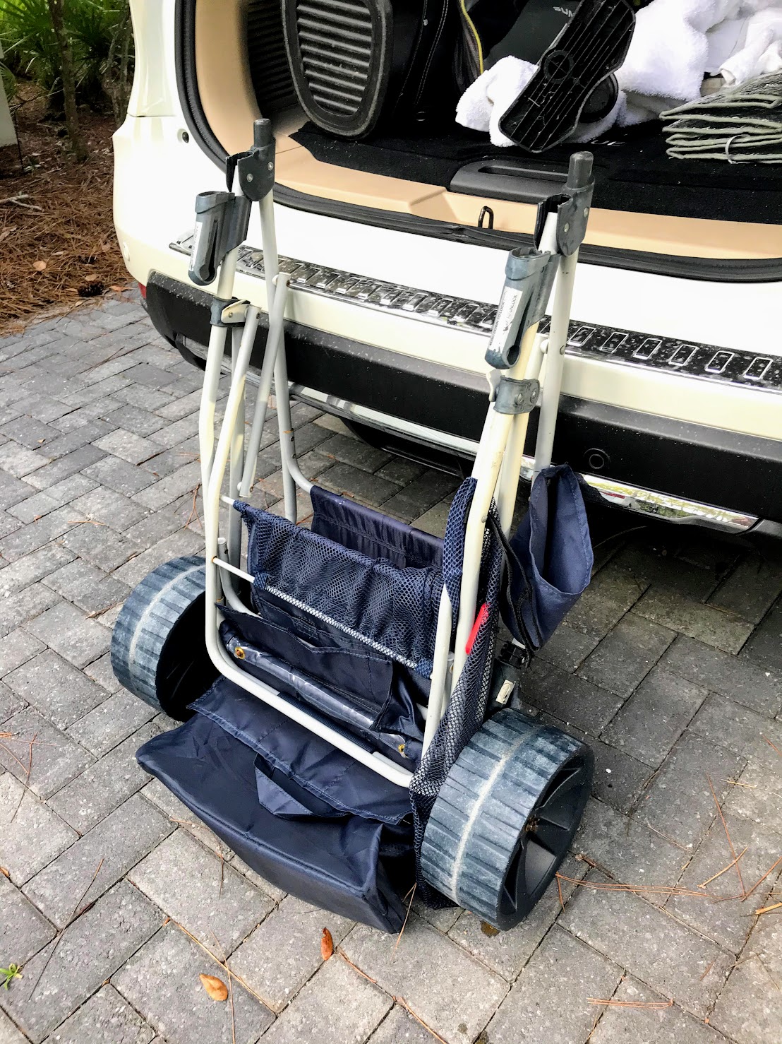 folding beach cart