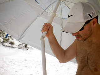 tilt beach umbrella