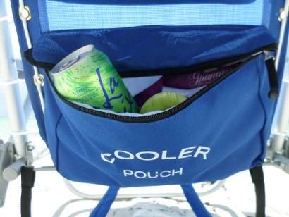 beach chair with cooler
