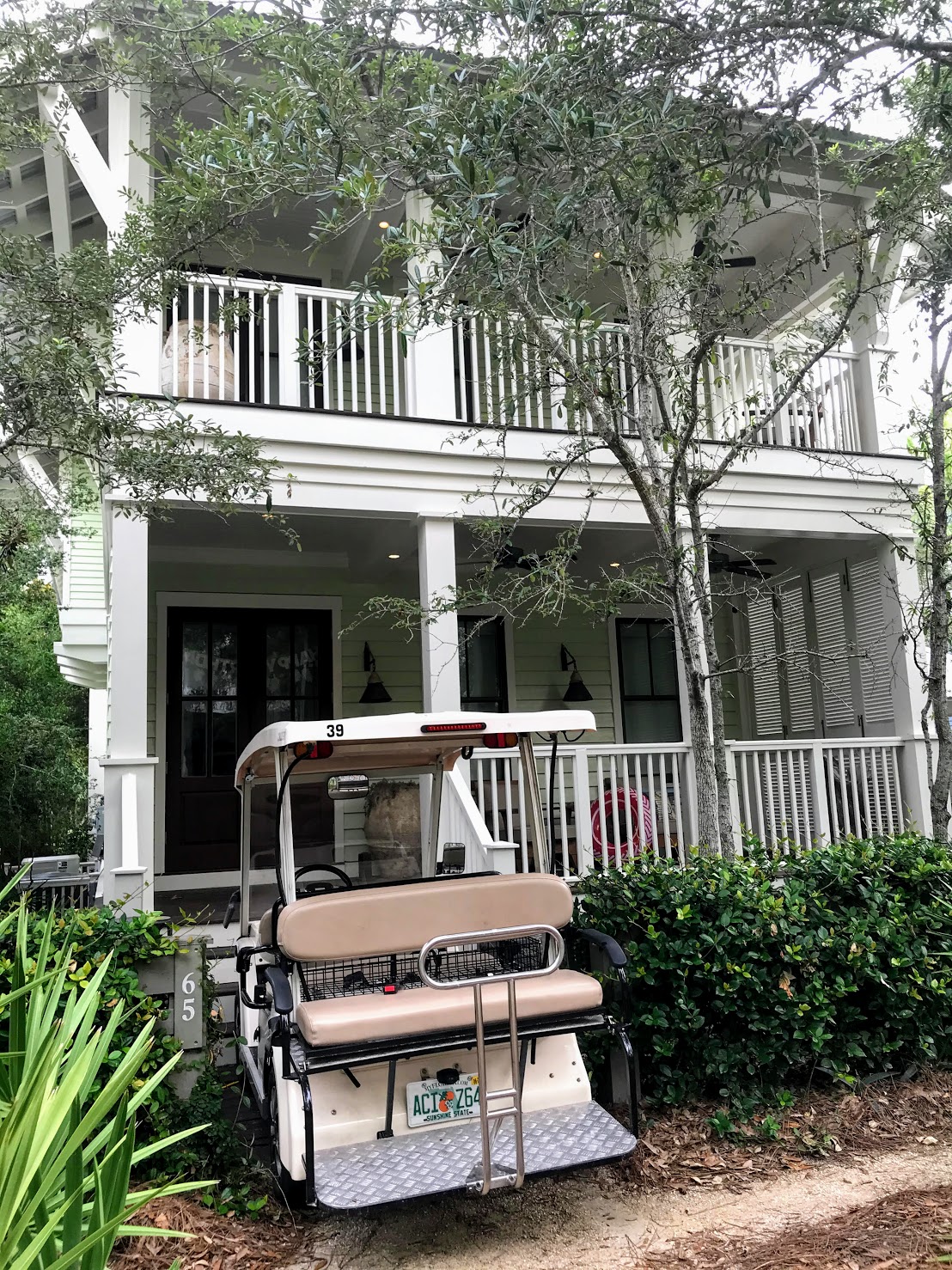 Watercolor Florida beach house vacation rentals