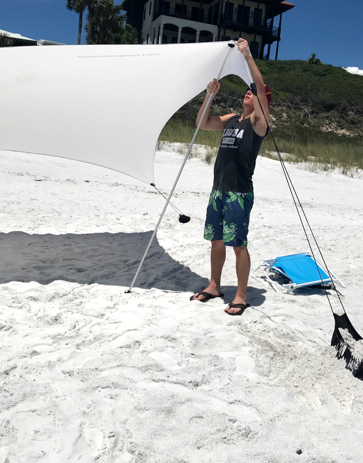 beach sun shade canopy